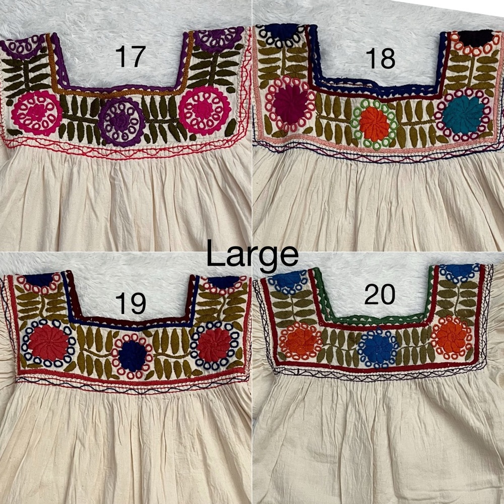 Mexican Boho Aguacatenango Top Large